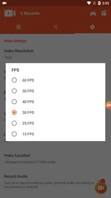 V Recorder android App screenshot 0